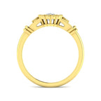 9ct Yellow Gold Cushion Diamond Ring 2
