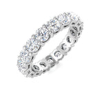9ct White Gold Round Lab Grown Diamond Ring 1