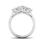 9ct White Gold Round Lab Grown Diamond Ring 2