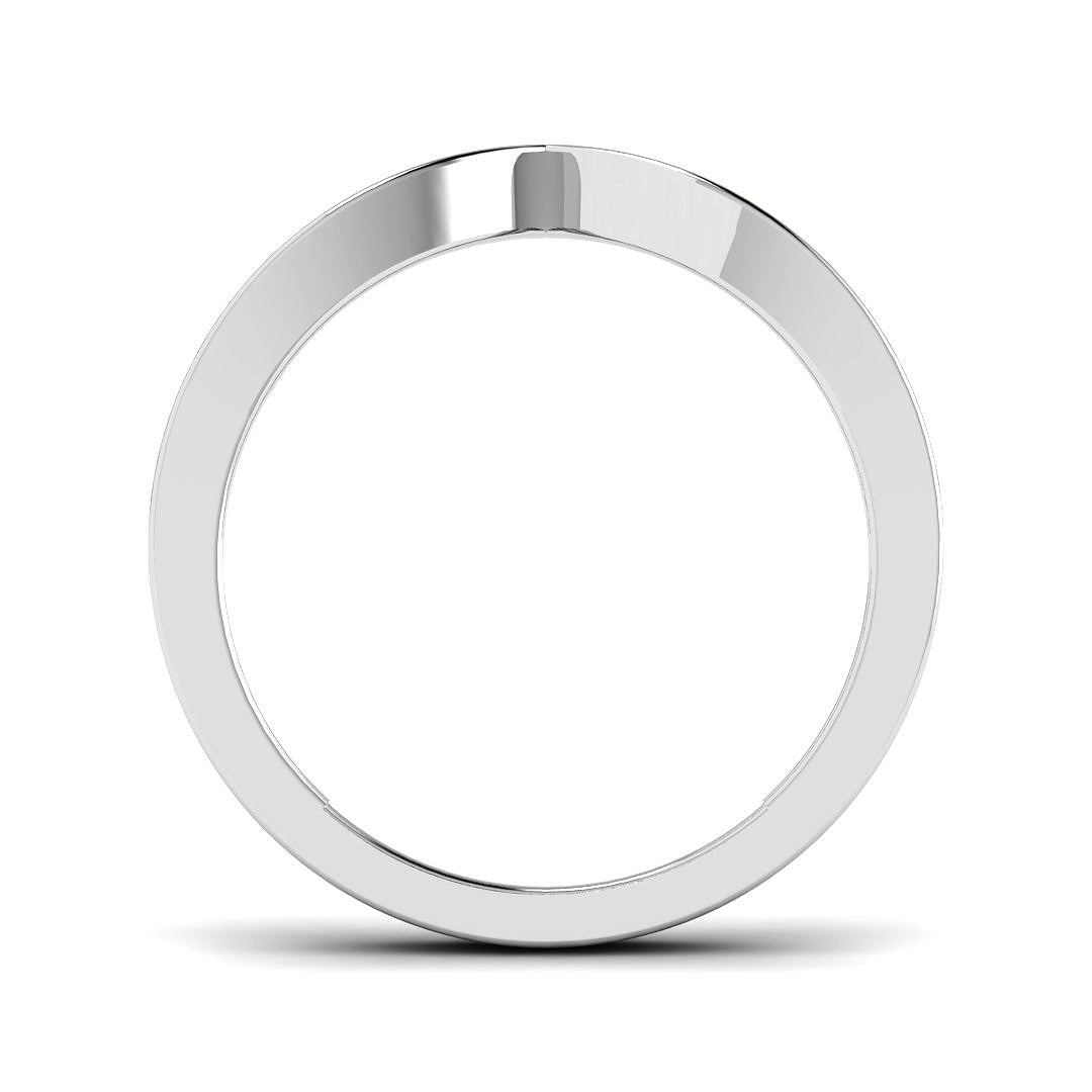 Platinum Round Lab Grown Diamond Ring 2
