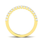 9ct Yellow Gold Round Lab Grown Diamond Ring 2