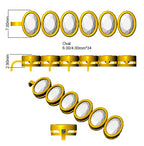 9ct Yellow Gold Oval Lab Grown Diamond Bracelet 2