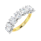 9ct Two Tone Round Cvd Old Cut Ring 1