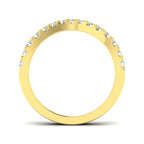 9ct Yellow Gold Round Diamond Ring 2