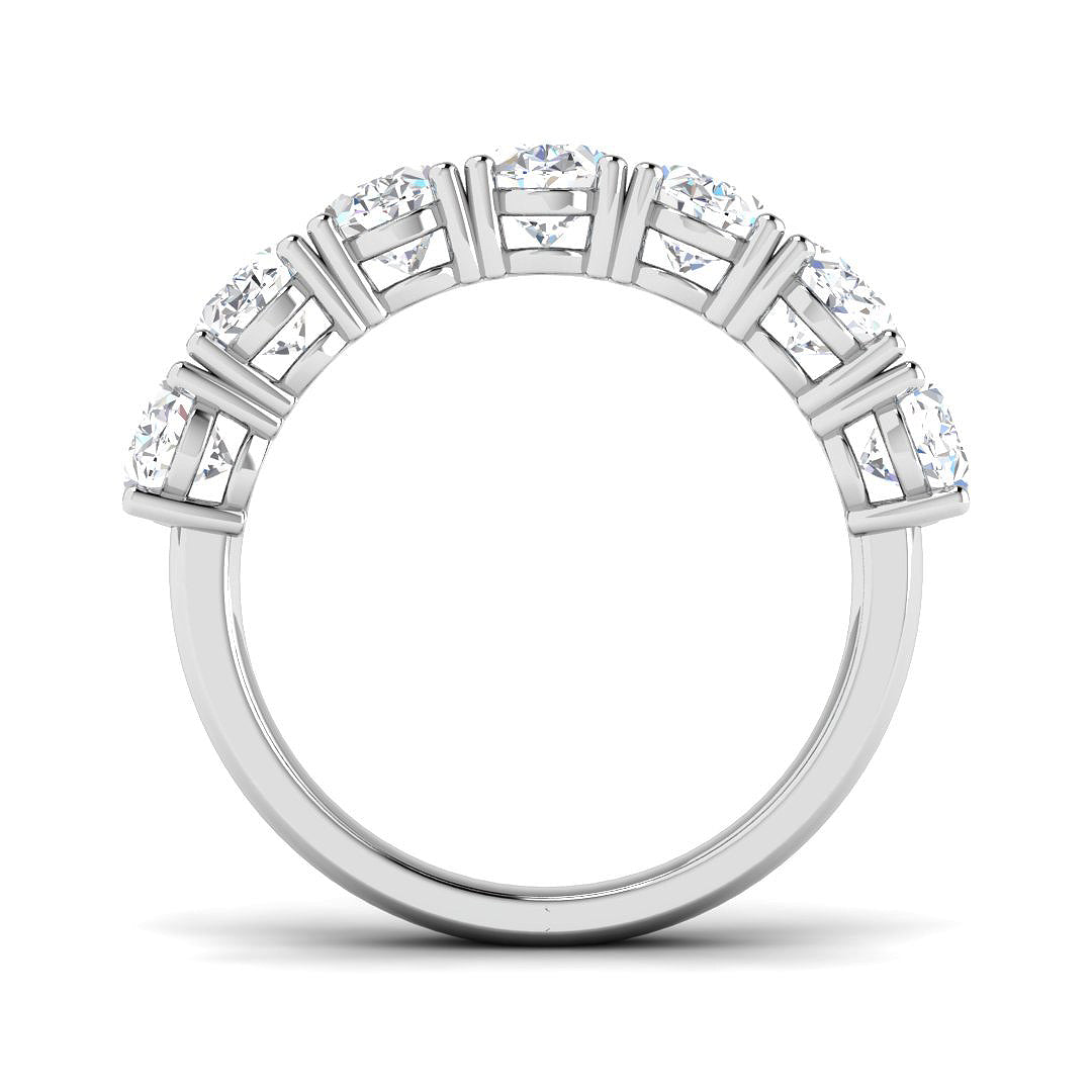 9ct White Gold Oval Lab Grown Diamond Ring 2