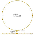 9ct Yellow Gold Round Lab Grown Diamond Necklace 2