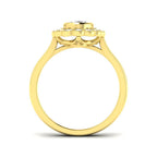 18ct Yellow Gold Oval Lab Grown Diamond Ring 2