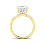 9ct Yellow Gold Princess Lab Grown Diamond Ring 2