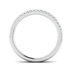 9ct White Gold Round Lab Grown Diamond Ring 2