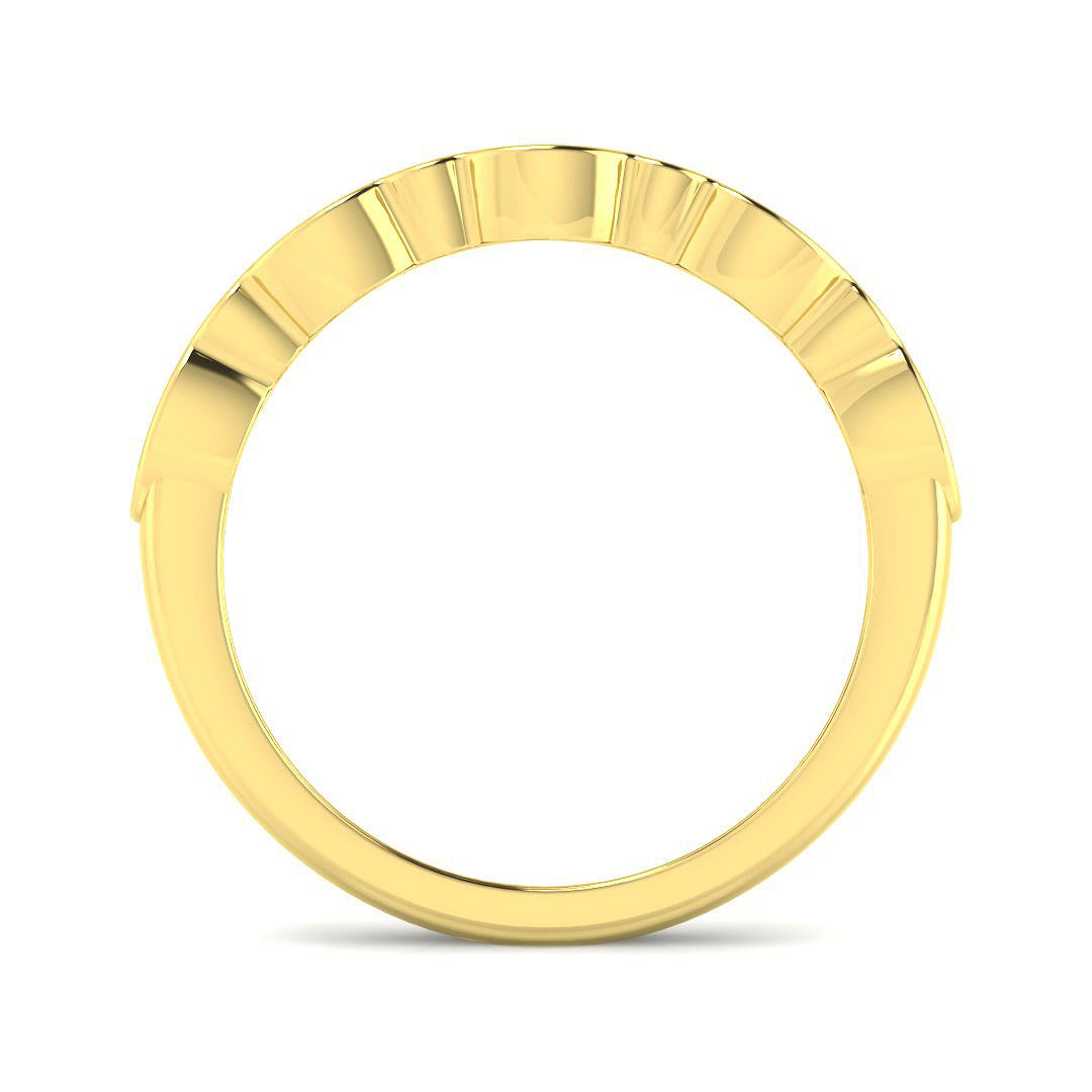 9ct Yellow Gold Oval Ruby and Diamond Ring 2