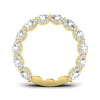9ct Yellow Gold Round Lab Grown Diamond Ring 2