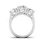 9ct White Gold Round Lab Grown Diamond Ring 2