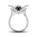 9ct White Gold Baguette Lab Grown Diamond Ring 2