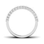 9ct White Gold Round Lab Grown Diamond Ring 2