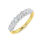 18ct Yellow Gold Round Lab Grown Diamond Ring 1