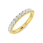 18ct Yellow Gold Round Lab Grown Diamond Ring 1