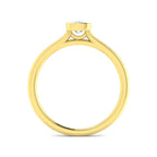 9ct Yellow Gold Cushion Lab Grown Diamond Ring 2