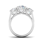 9ct White Gold Round Lab Grown Diamond Ring 2