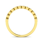 9ct Yellow Gold Round Lab Grown Diamond Ring 2