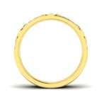 9ct Yellow Gold Round Diamond Ring 2