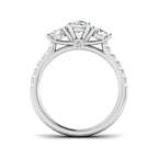 9ct White Gold Round Lab Grown Diamond Ring 2