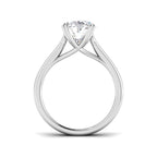 9ct White Gold Oval Lab Grown Diamond Ring 2