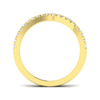 9ct Yellow Gold Round Diamond Ring 2