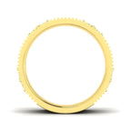 9ct Yellow Gold Round Lab Grown Diamond Ring 2
