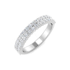 Platinum Round Lab Grown Diamond Ring 1