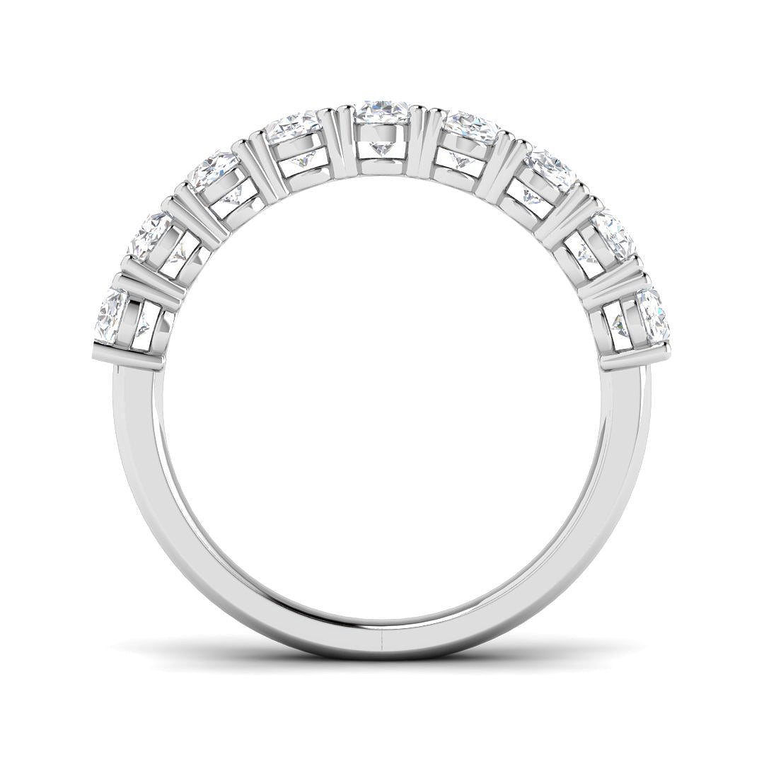 9ct White Gold Oval Lab Grown Diamond Ring 2