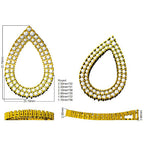 9ct Yellow Gold Round Lab Grown Diamond Pendant 2