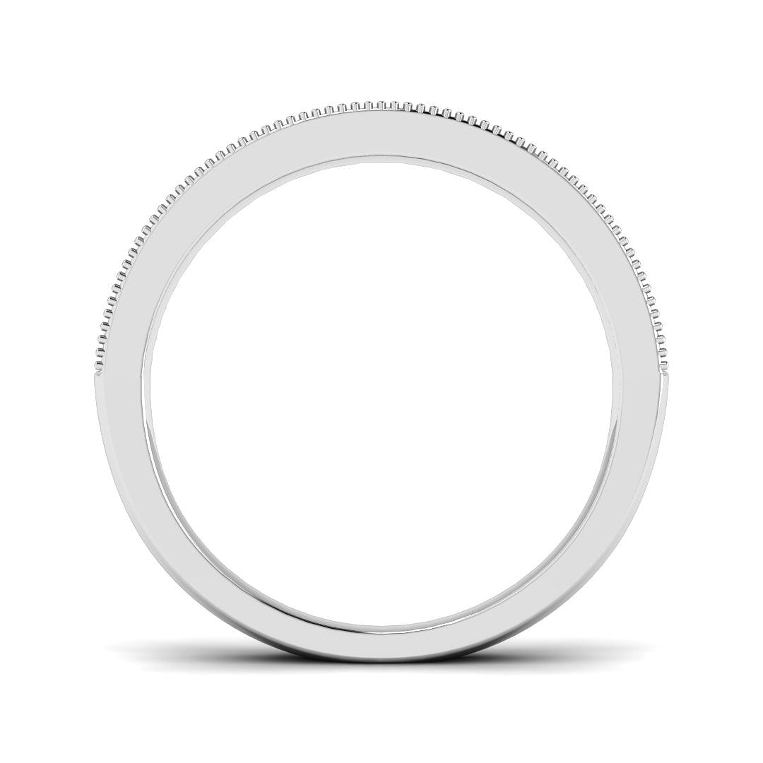 9ct White Gold Round Lab Grown Diamond Ring 2