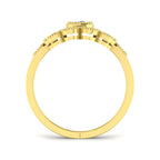 9ct Yellow Gold Round Cvd Old Cut Ring 2