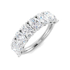 9ct White Gold Oval Lab Grown Diamond Ring 1