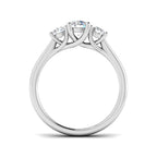 Platinum Round Lab Grown Diamond Ring 2