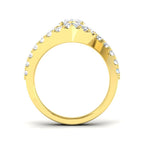 9ct Yellow Gold Marquise Lab Grown Diamond Ring 2