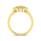 9ct Yellow Gold Cushion Cvd Old Cut Ring 2