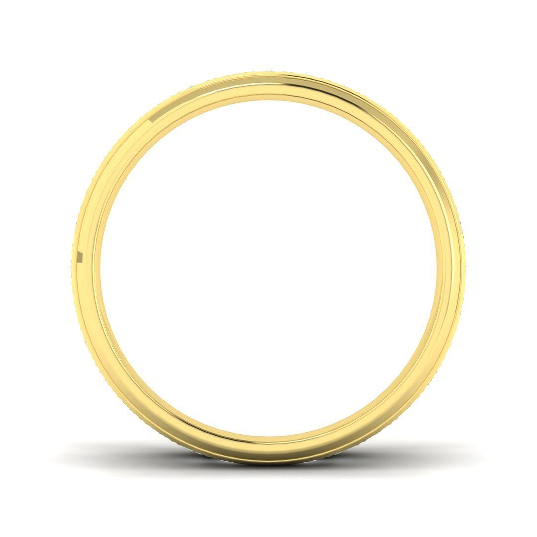 9ct Yellow Gold Round Lab Grown Diamond Ring 2