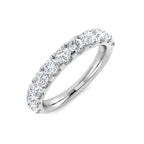9ct White Gold Round Diamond Ring 1