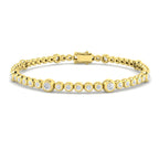 9ct Yellow Gold Round Lab Grown Diamond Bracelet 1