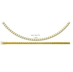 9ct White Gold Round Lab Grown Diamond Necklace 2
