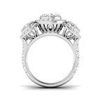 9ct White Gold Round Lab Grown Diamond Ring 2