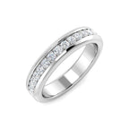 18ct White Gold Round Lab Grown Diamond Ring 1