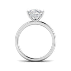 Platinum Pear Lab Grown Diamond Ring 2