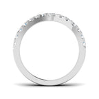 9ct White Gold Round Lab Grown Diamond Ring 2