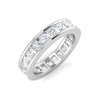 Platinum Round Lab Grown Diamond Ring 1
