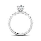 Platinum Round Lab Grown Diamond Ring 2