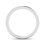 9ct White Gold Round Blue Sapphire and Diamond Ring 2