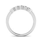 9ct White Gold Round Lab Grown Diamond Ring 2