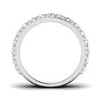9ct White Gold Round Lab Grown Diamond Ring 2
